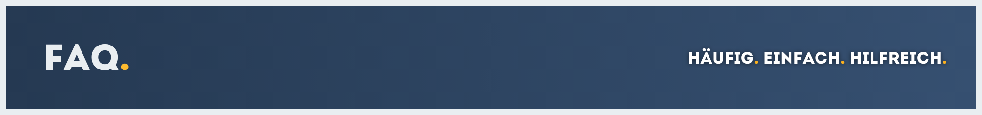 Banner Titelbild – FAQ auf der Website von Brief365 zum digitalen Briefversand – Häufig Einfach Hilfreich