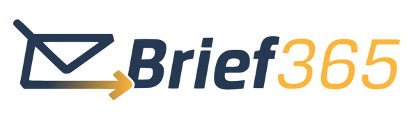 Logo Brief365 – Digitaler Briefversand, modernes und übersichtliches Design mit Schriftzug