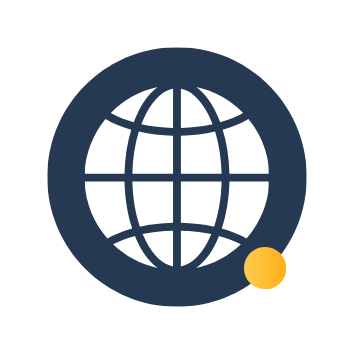 Brief365 Auslandsversand Icon – Hybridpost Digital E-Post internationaler Versand ins Ausland weltweit